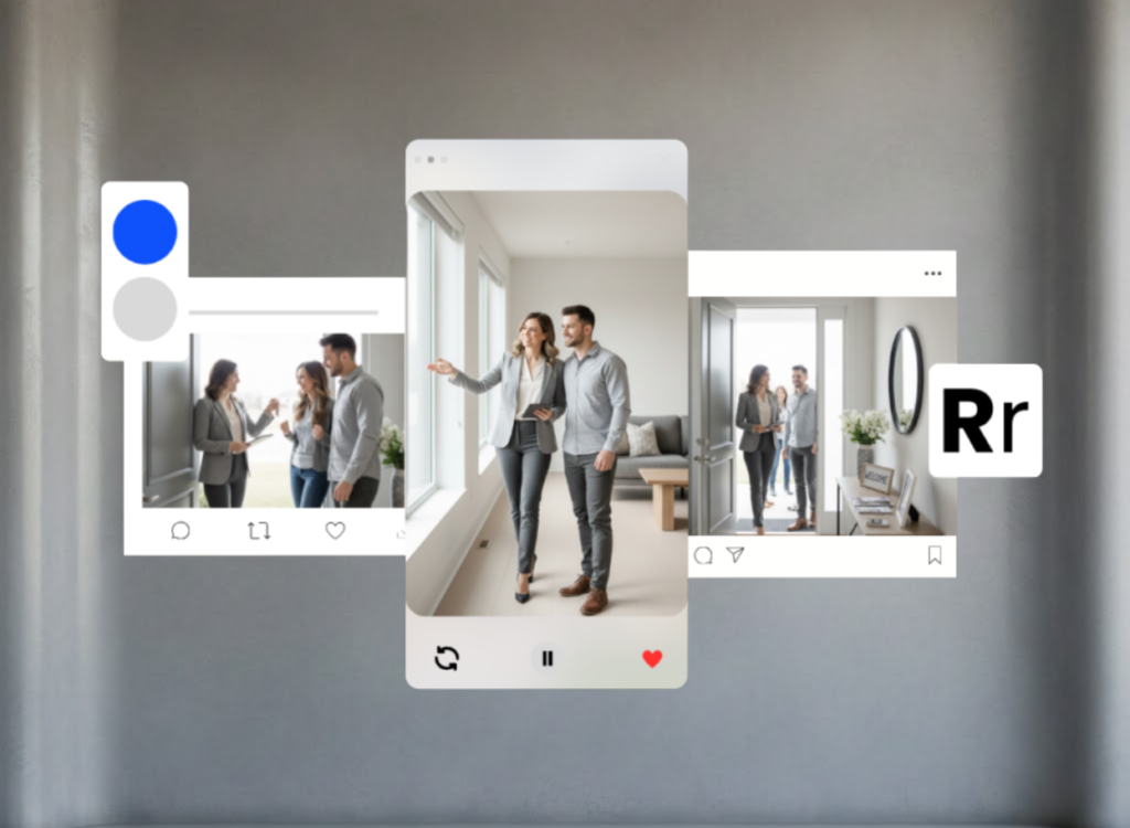 Branded graphics maintaining professional image for real estate agents